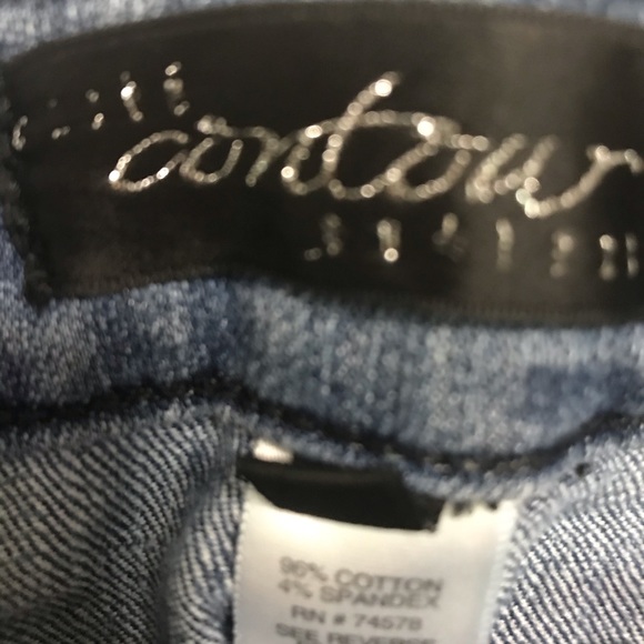 Cache Contour Collection jeans Embellished strass - Picture 4 of 5